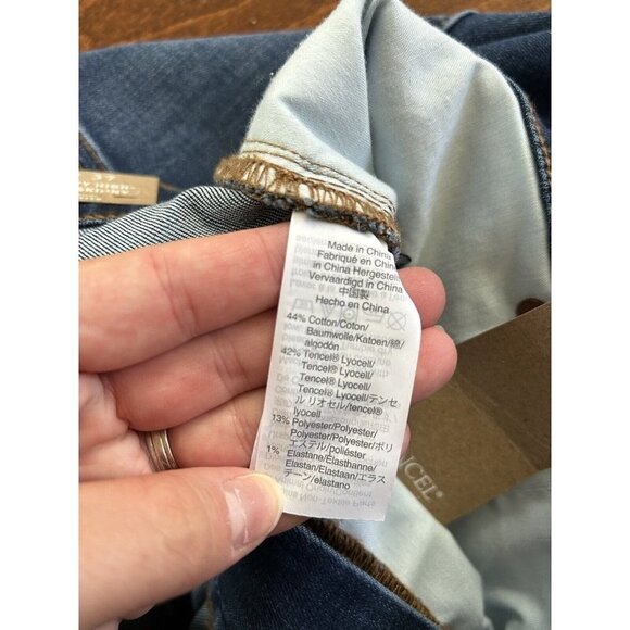 MADEWELL Women's Curvy High Rise Skinny Jeans Plus 37 PETITE Medium Wash NWT - Picture 8 of 10